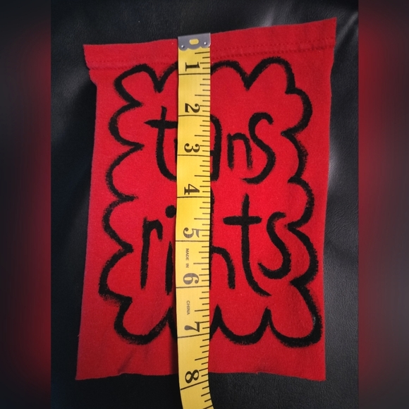 Red Trans Rights Patch - Picture 3 of 4